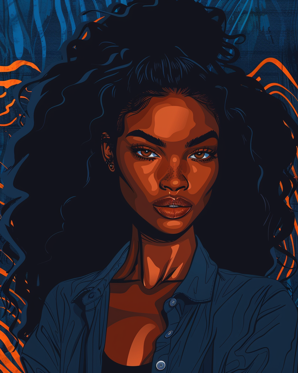 A Black beauty portrait — the inspiration behind the Melanin Magic collection